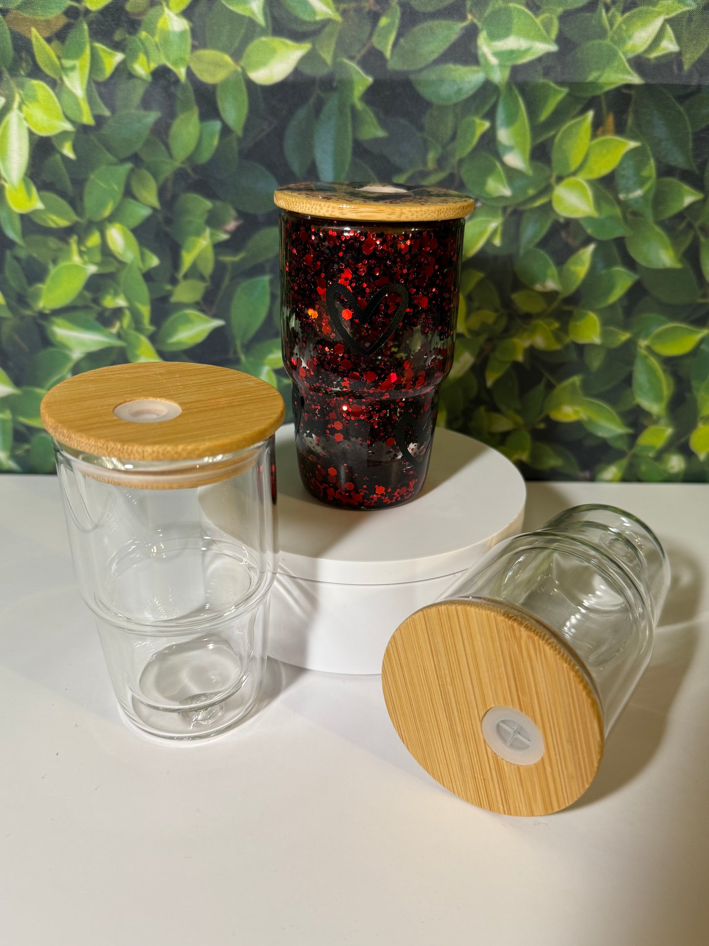 Customizable Mini snowglobe shot glass