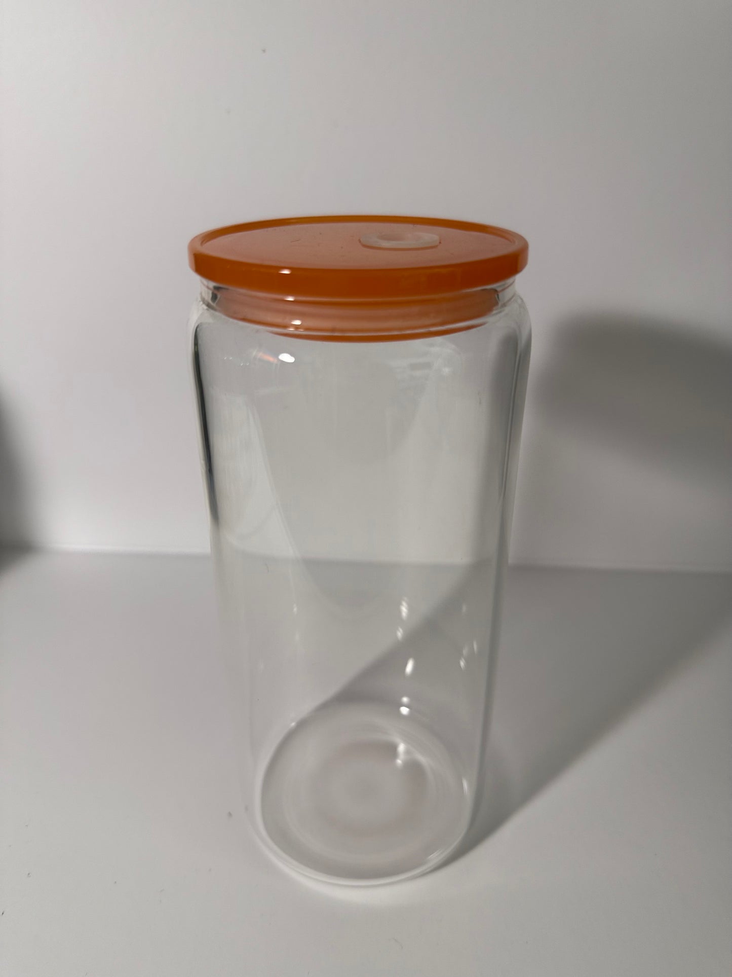 Customizable 20oz Glass Tumbler with lid and straw