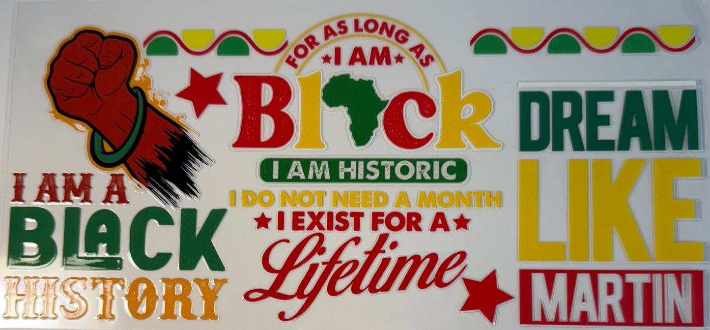 JUNETEENTH & BLACK HISTORY DECALS