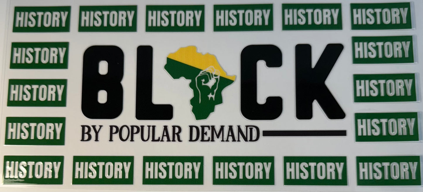 JUNETEENTH & BLACK HISTORY DECALS