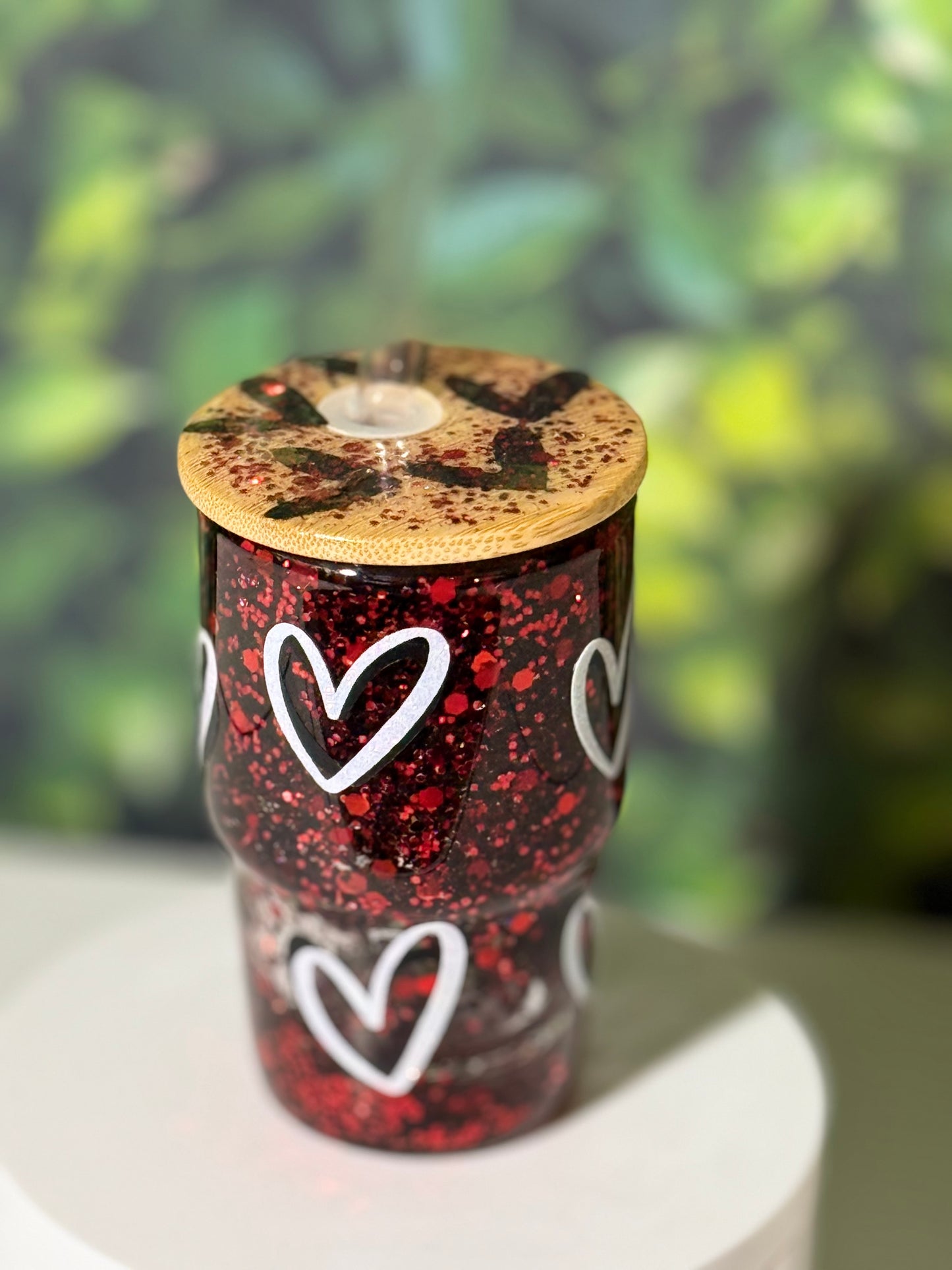 Customizable Mini snowglobe shot glass