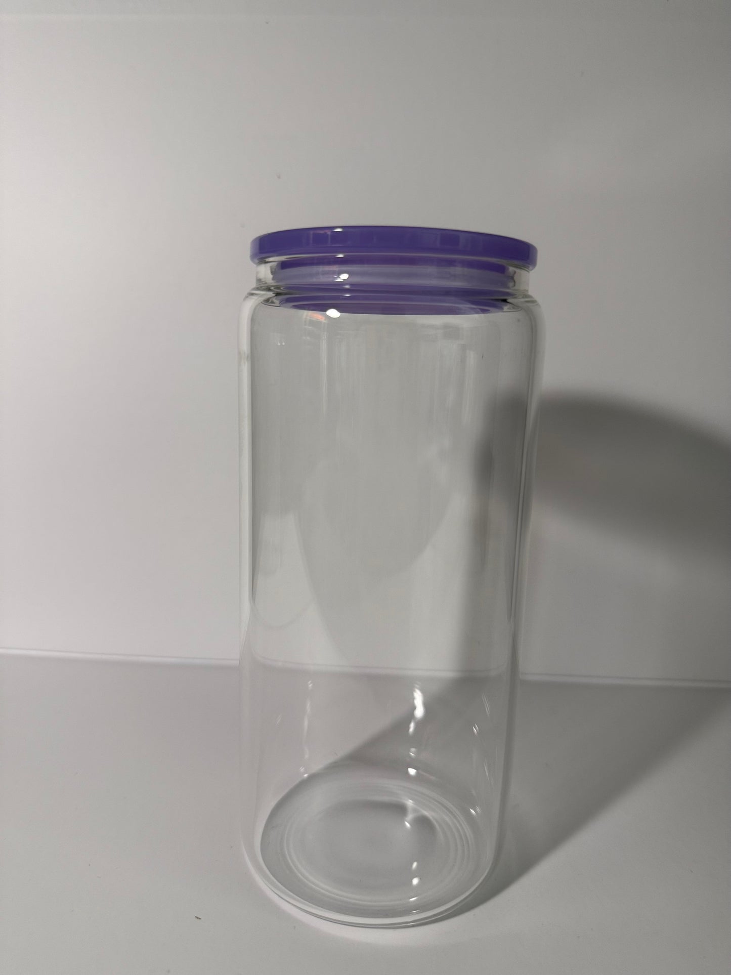 Customizable 20oz Glass Tumbler with lid and straw