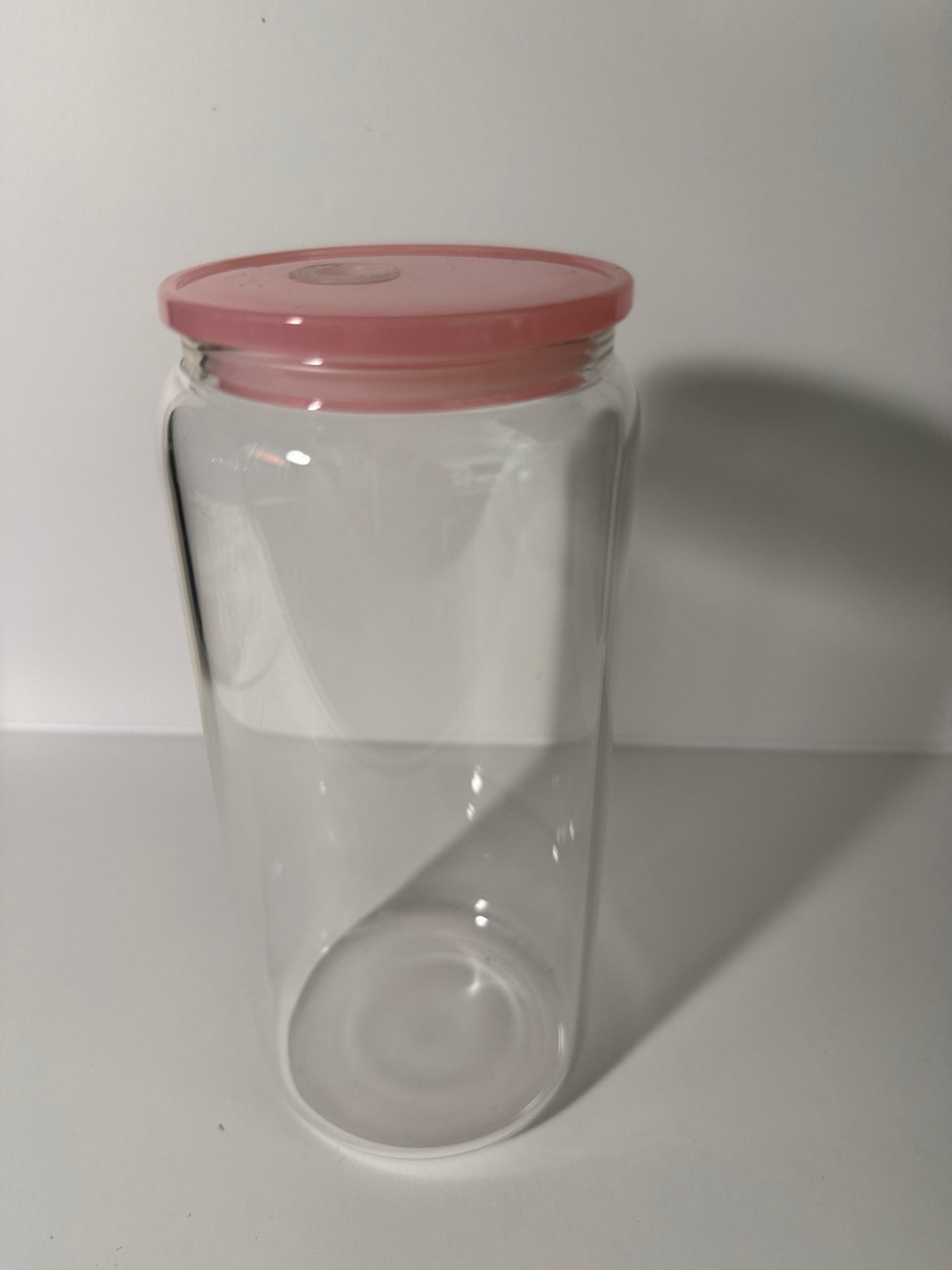 Customizable 20oz Glass Tumbler with lid and straw