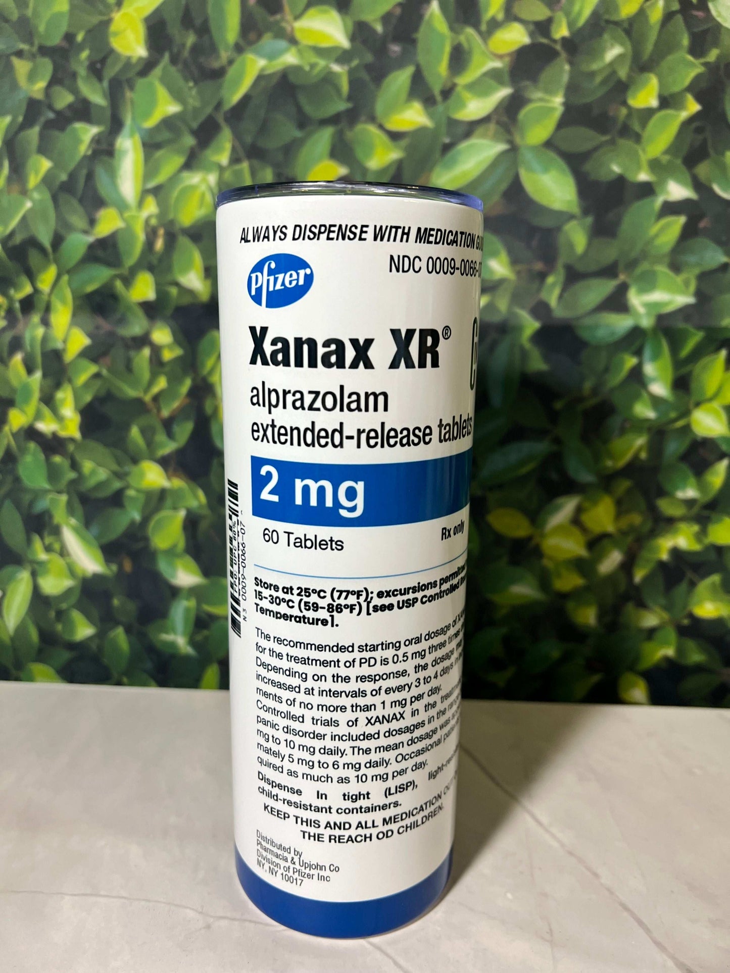 Pharmacist Xanax 20 ounce Tumbler