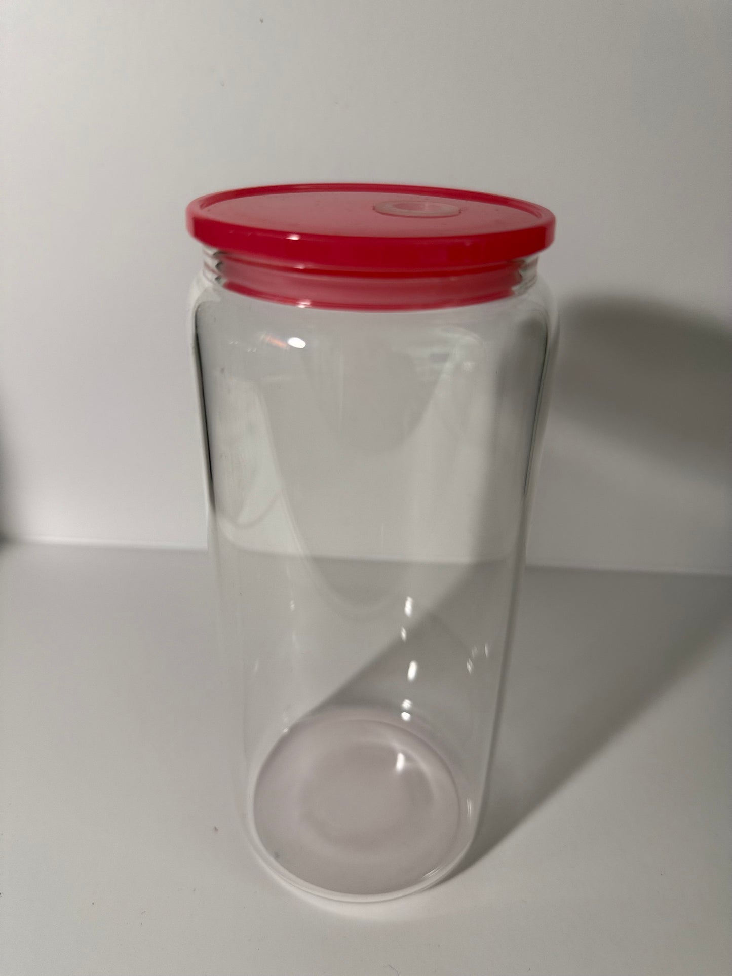 Customizable 20oz Glass Tumbler with lid and straw