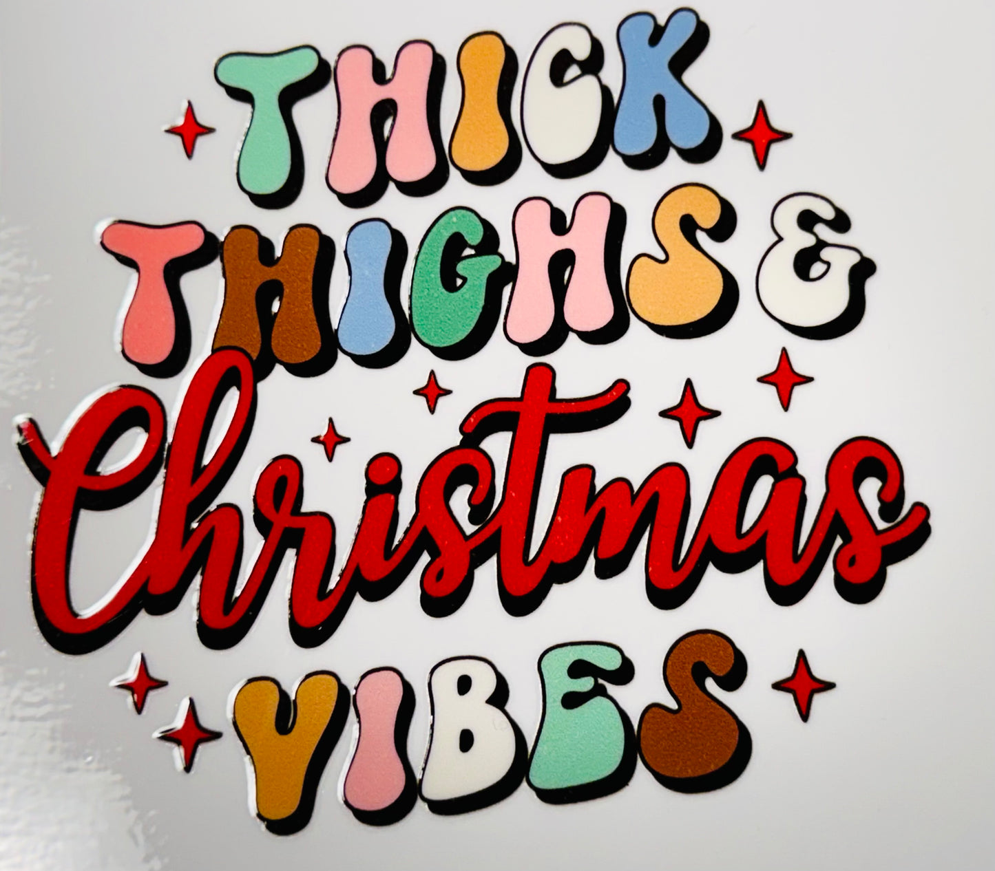 Christmas UV DTF wraps
