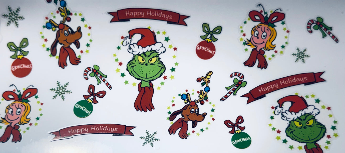 Christmas UV DTF wraps