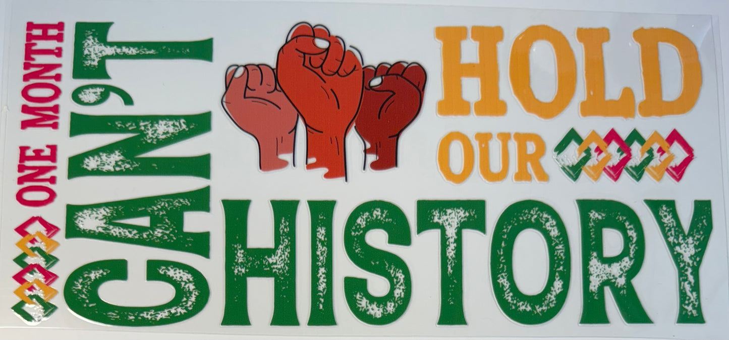JUNETEENTH & BLACK HISTORY DECALS