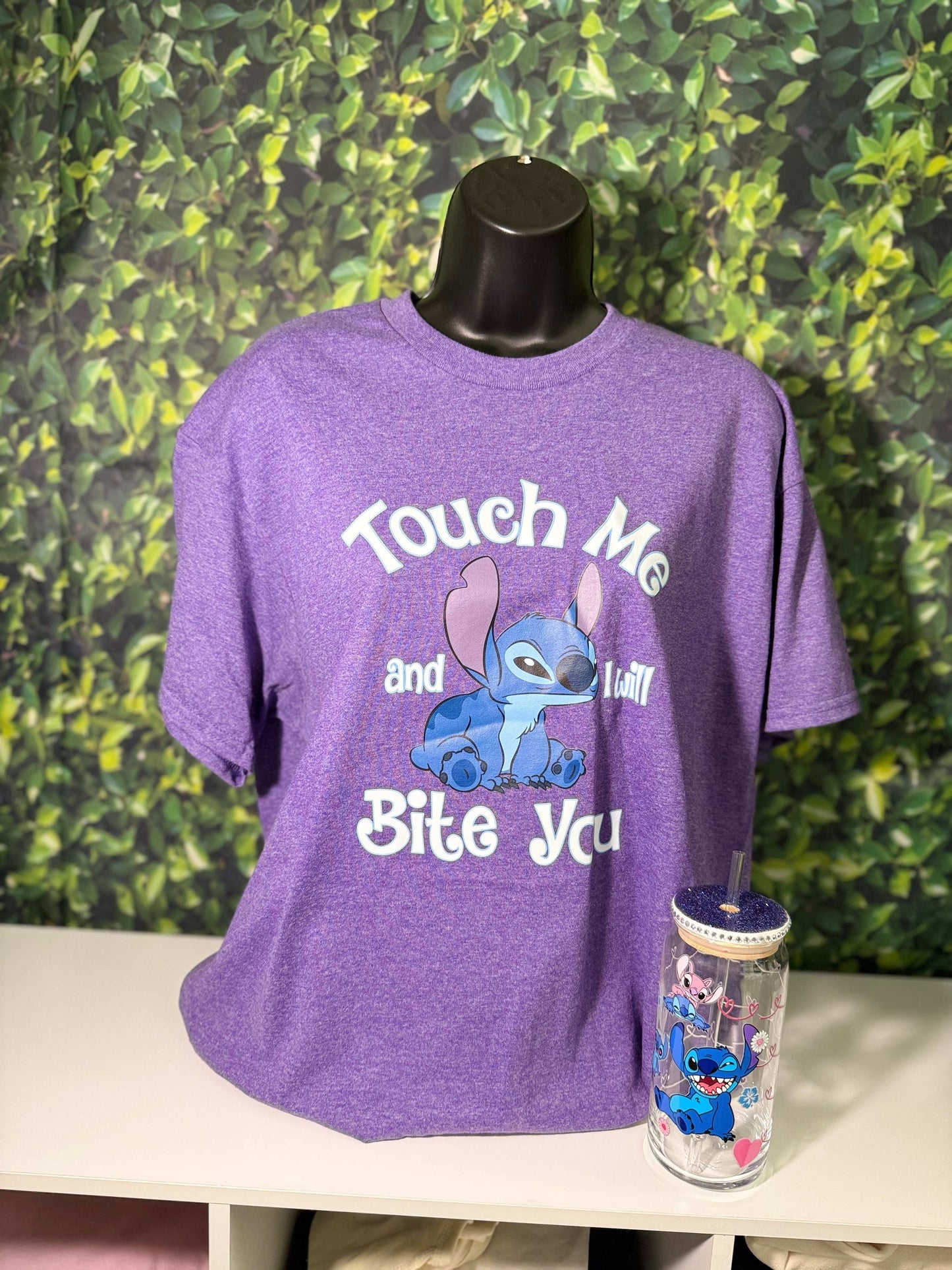 Touch me and I’ll bite you Stitch T-shirt