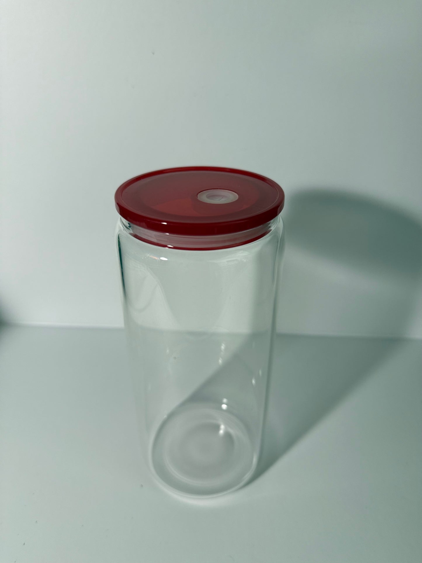 Customizable 20oz Glass Tumbler with lid and straw