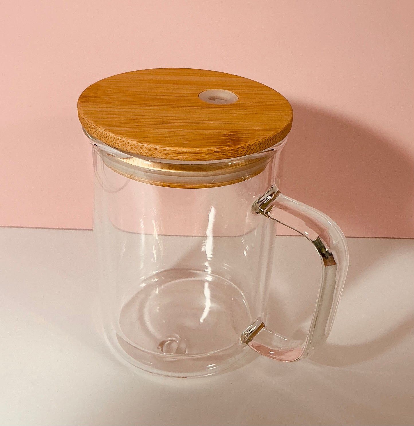 Customizable Snow Globe Glass Mug