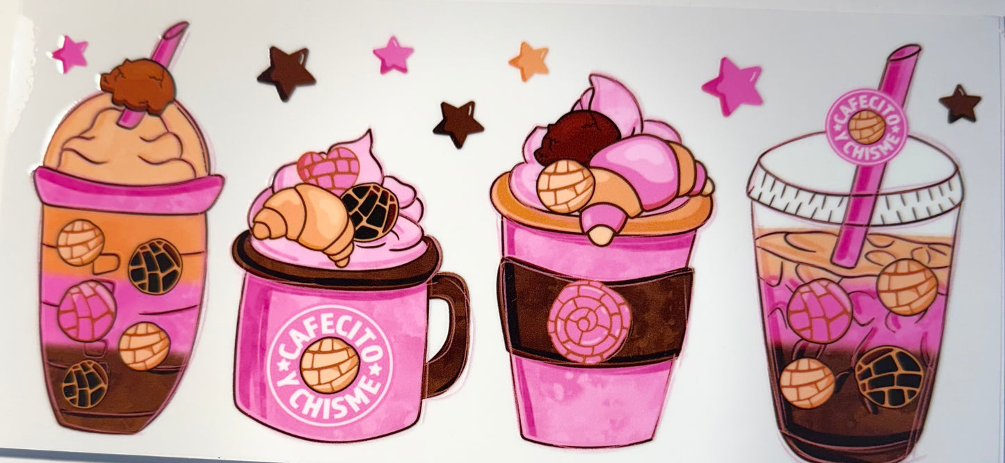 COFFEE DECALS FOR TUMBLERS/CUPS