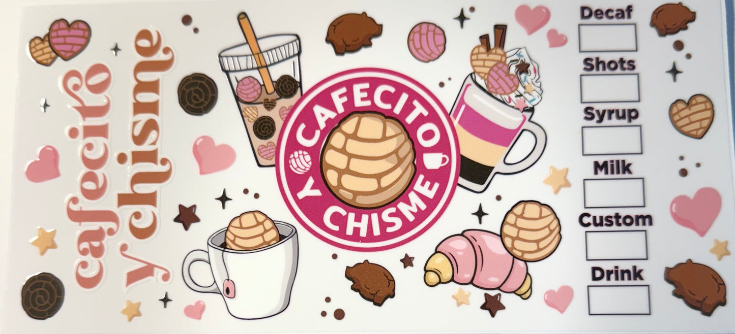 COFFEE DECALS FOR TUMBLERS/CUPS