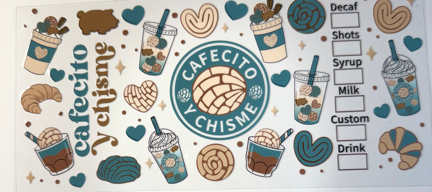 COFFEE DECALS FOR TUMBLERS/CUPS