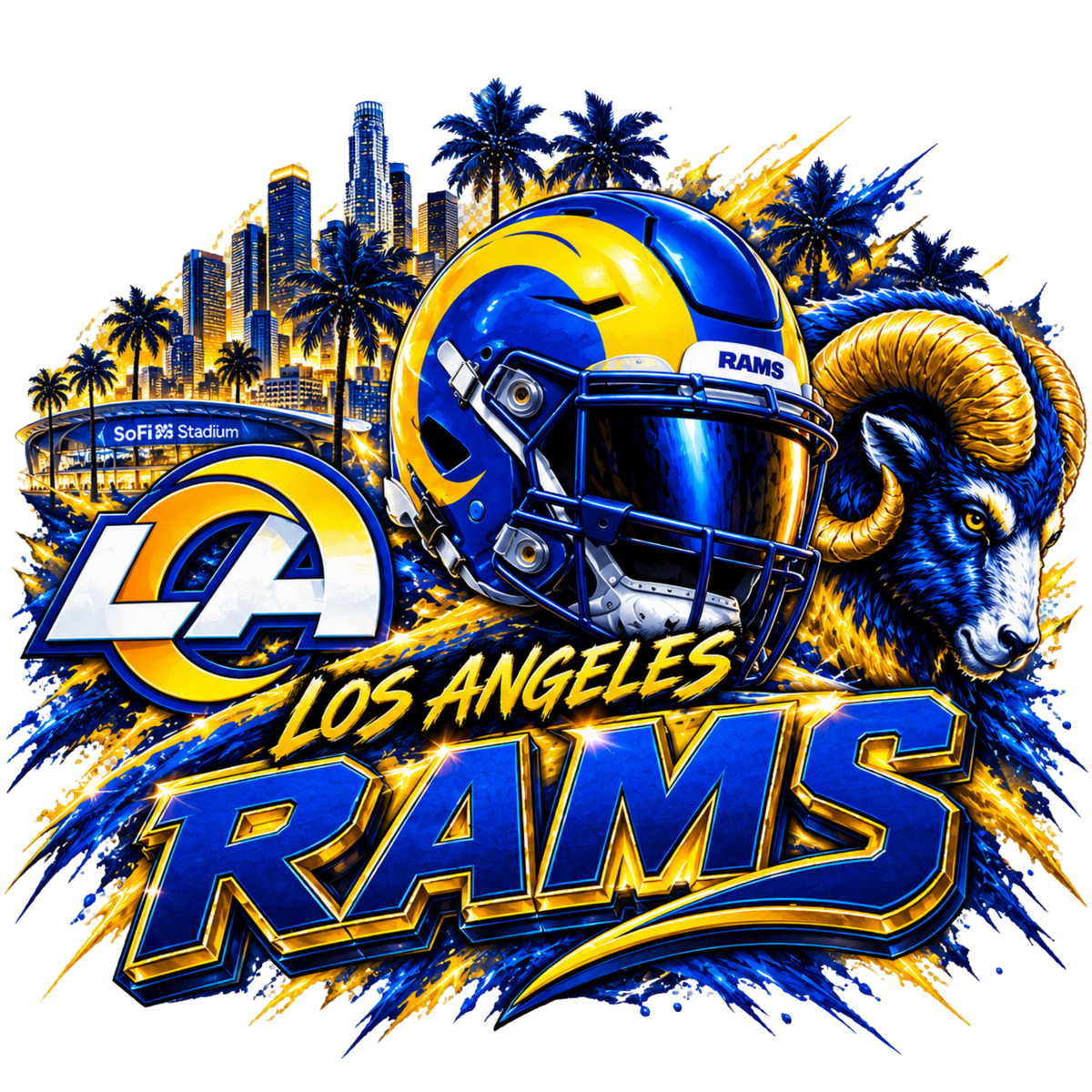 Sports heat transfers (NFL, NCAA & more)