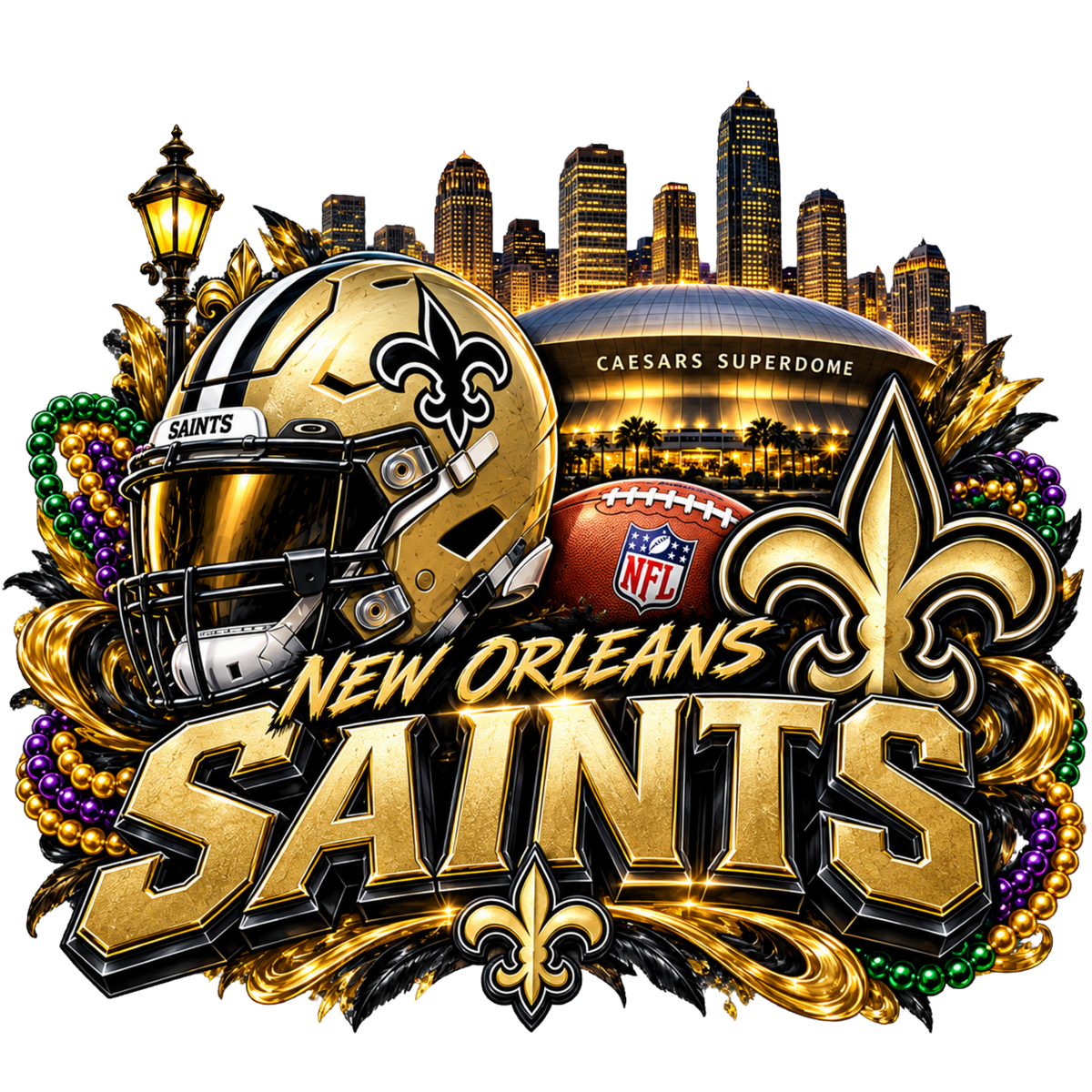 Sports heat transfers (NFL, NCAA & more)