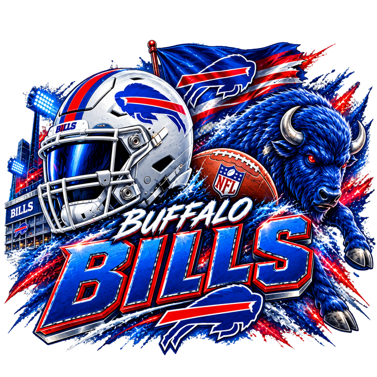 Sports heat transfers (NFL, NCAA & more)