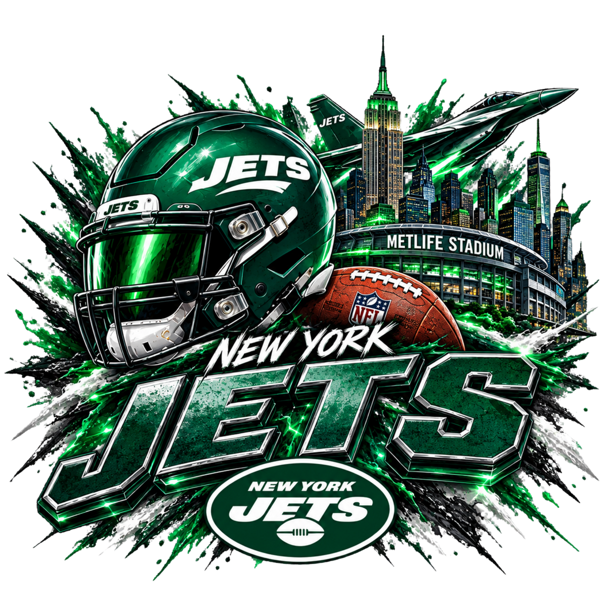 Sports heat transfers (NFL, NCAA & more)