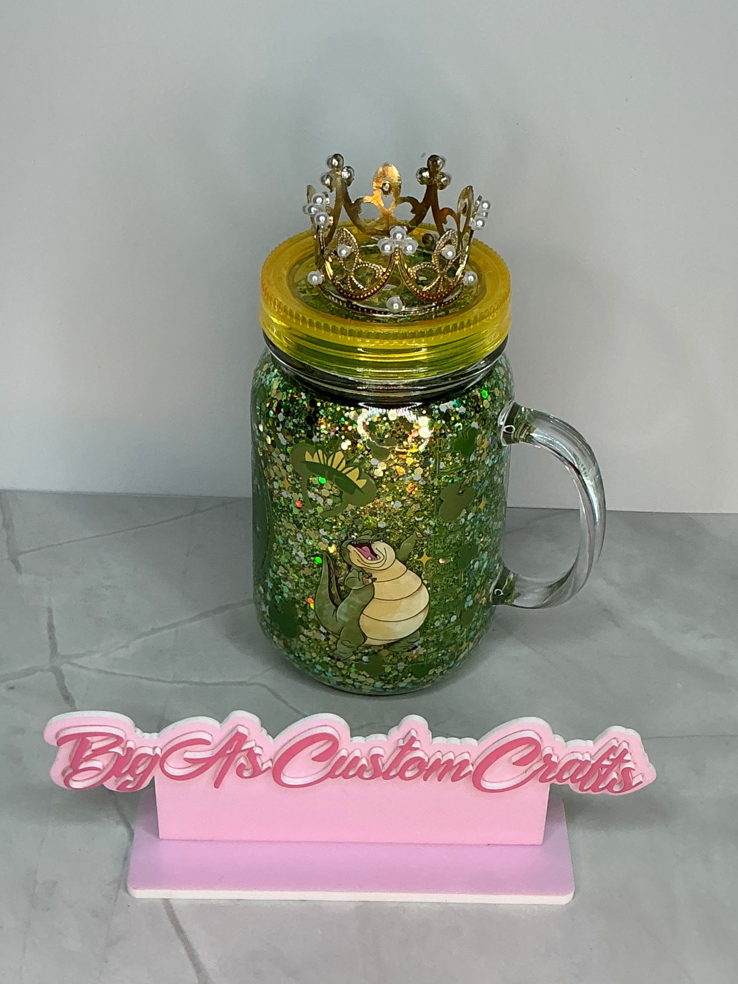 20oz Disney The Princess & the frog mason jar cup