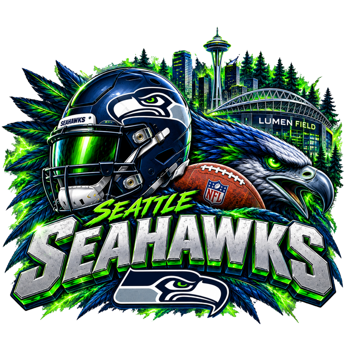 Sports heat transfers (NFL, NCAA & more)