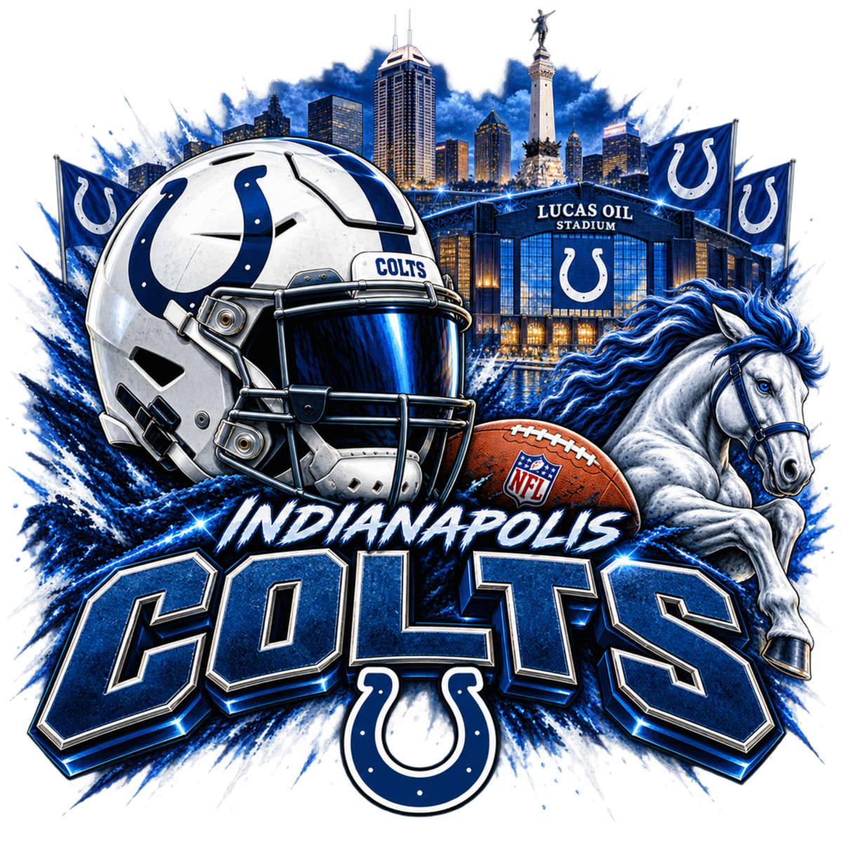 Sports heat transfers (NFL, NCAA & more)