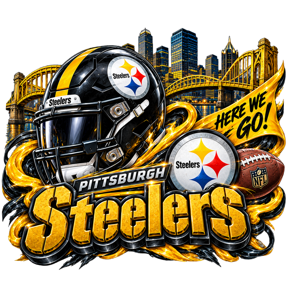 Sports heat transfers (NFL, NCAA & more)