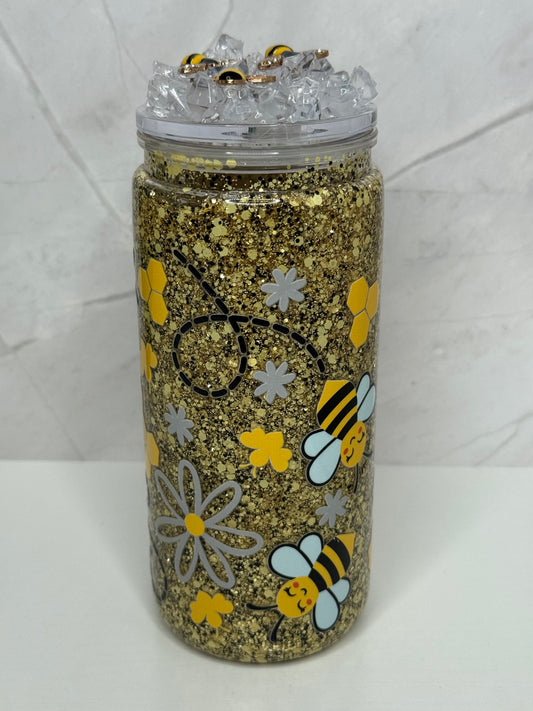 20oz Bumblebee Cup with a Ice Chip & Bumblebee Lid