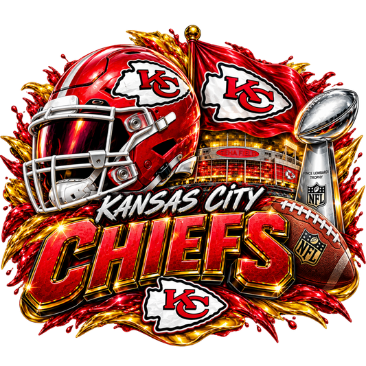 Sports heat transfers (NFL, NCAA & more)