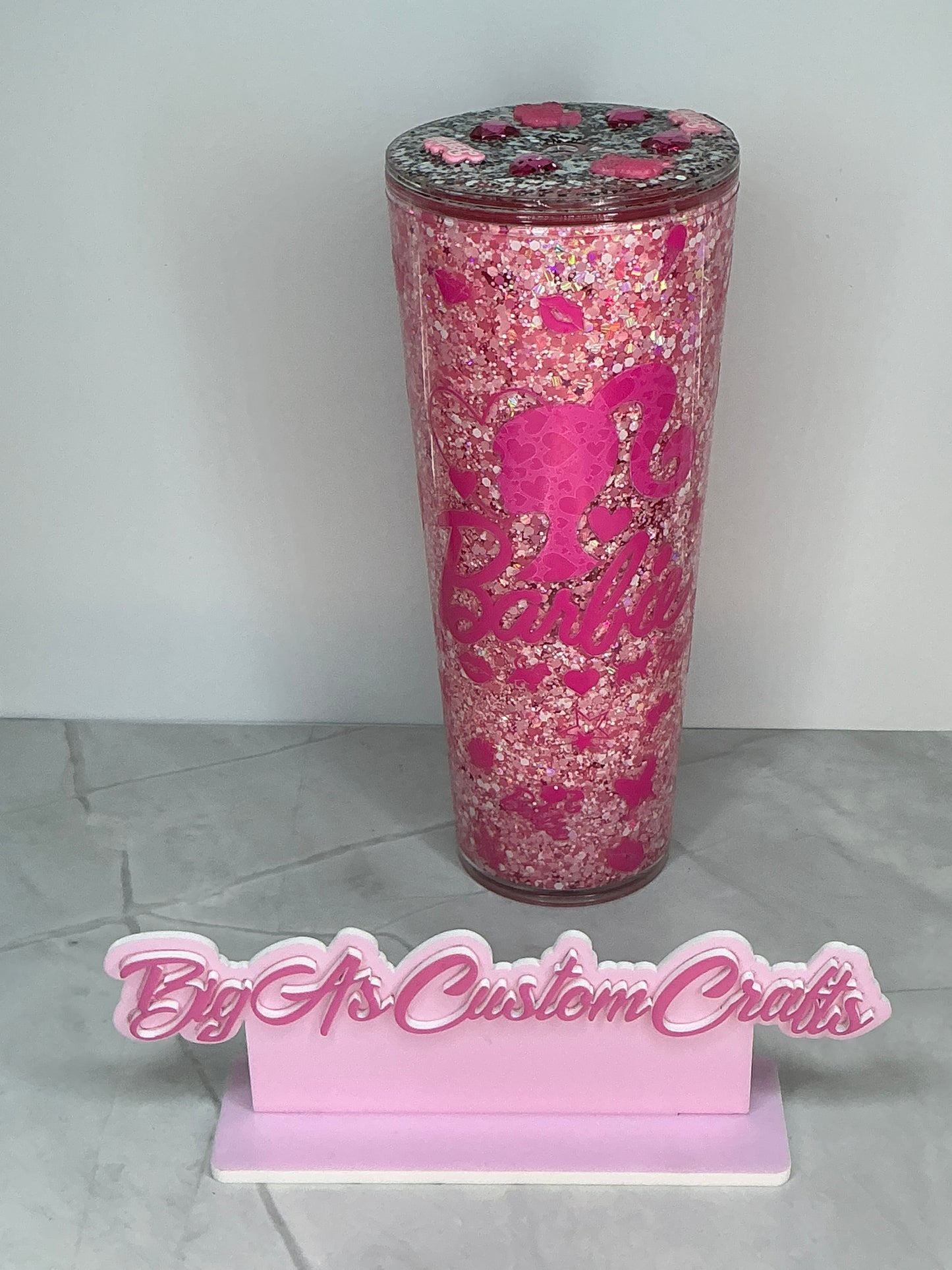24oz Barbie snow globe Tumblr ￼