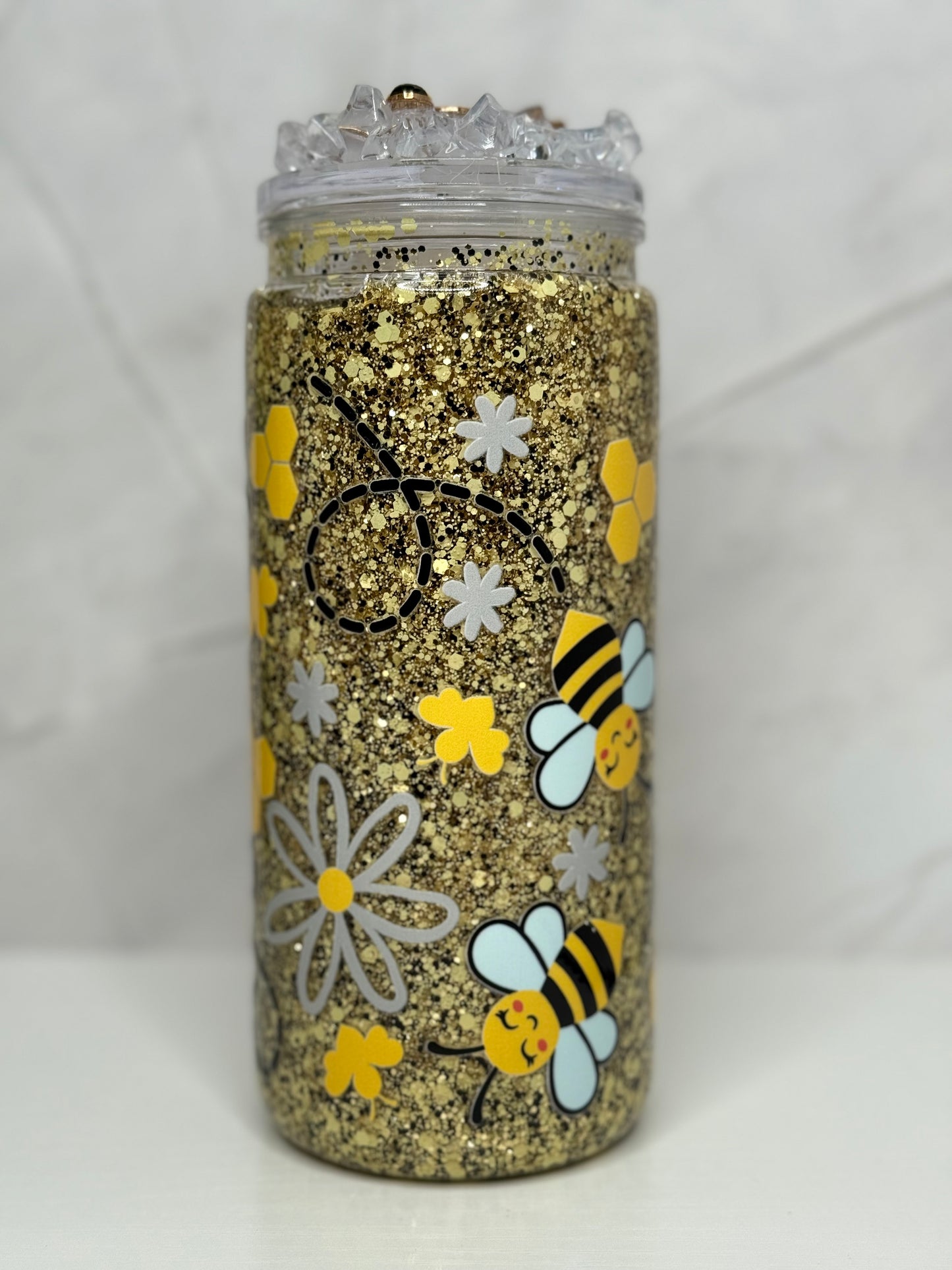 20oz Bumblebee Cup with a Ice Chip & Bumblebee Lid
