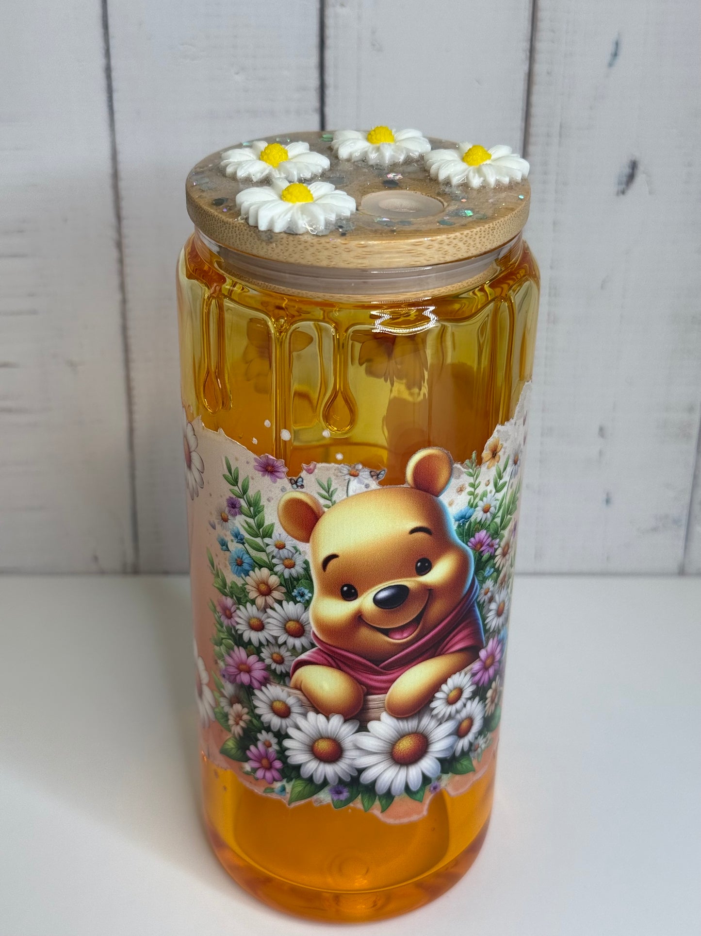 20oz Winnie the Pooh flower cup