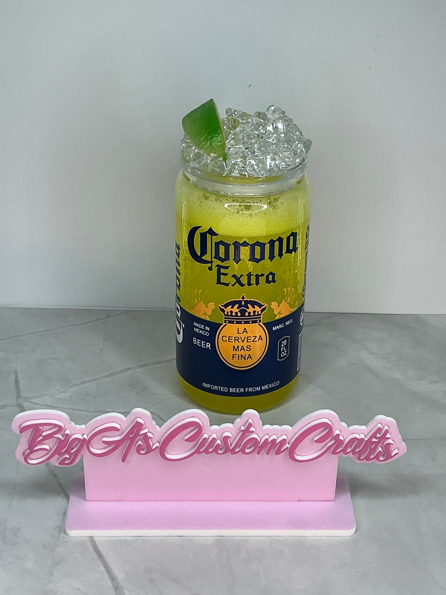 16oz Corona Glass cup