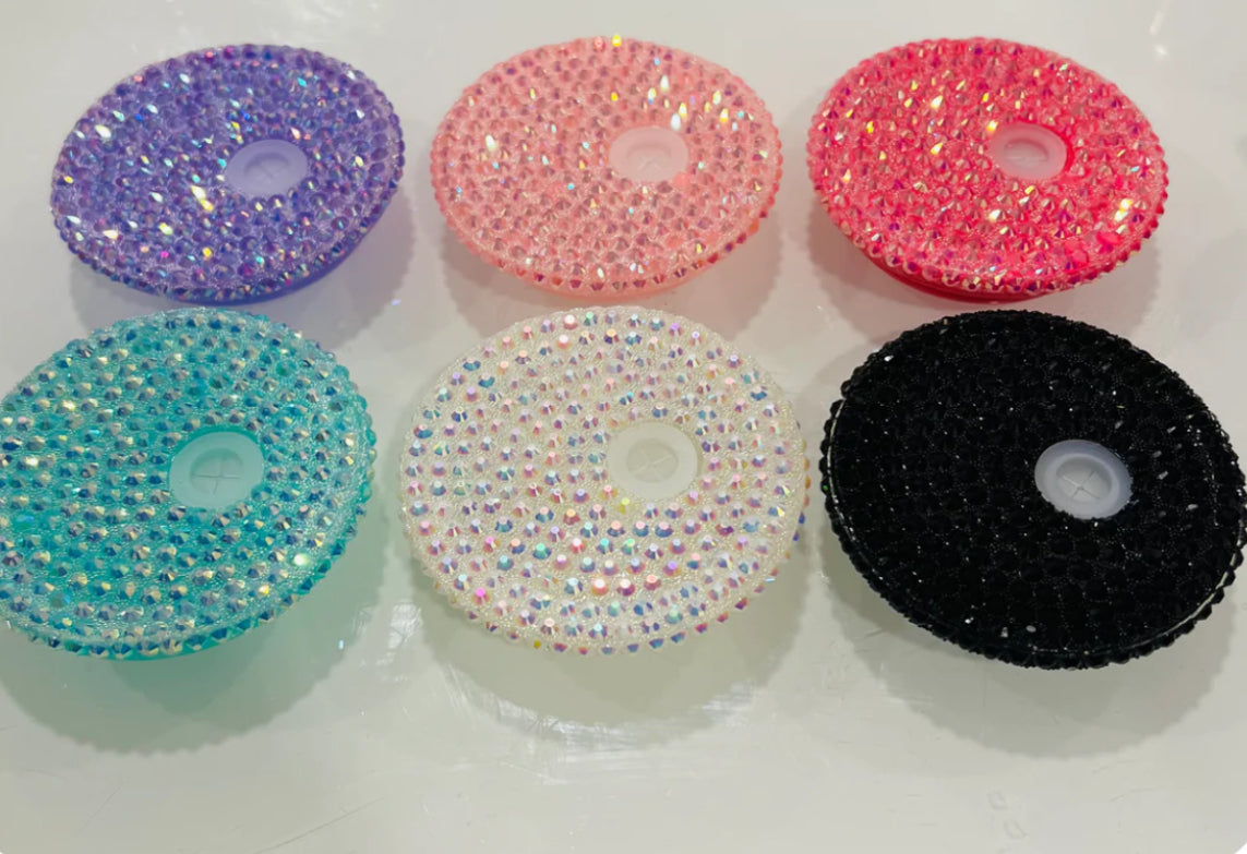 Rhinestone lids