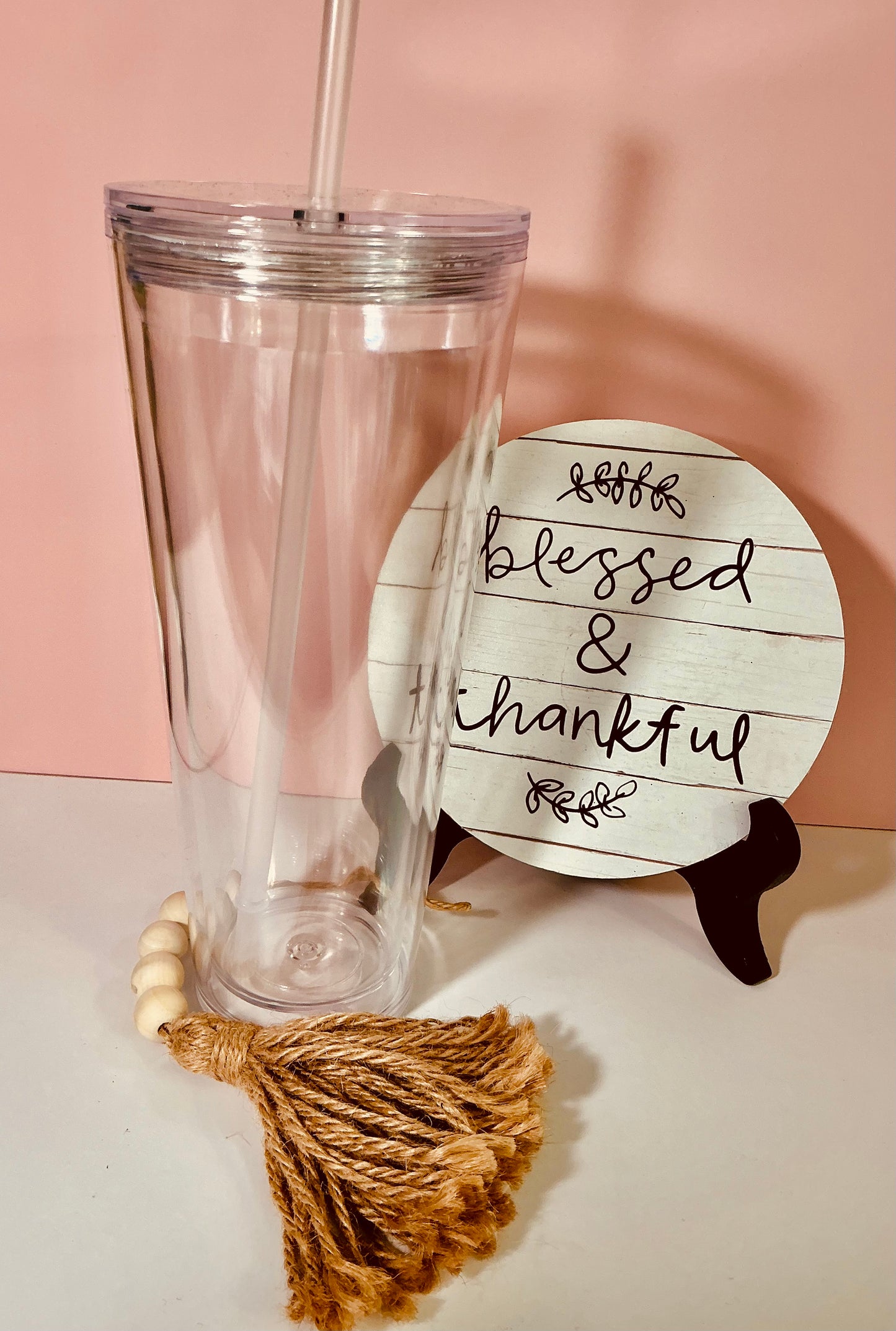 Customizable 24oz Snowglobe Tumbler