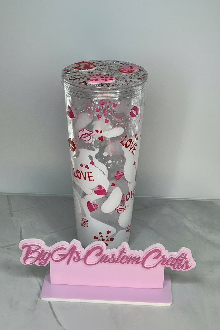 24oz Lava flow Acrylic Tumbler￼