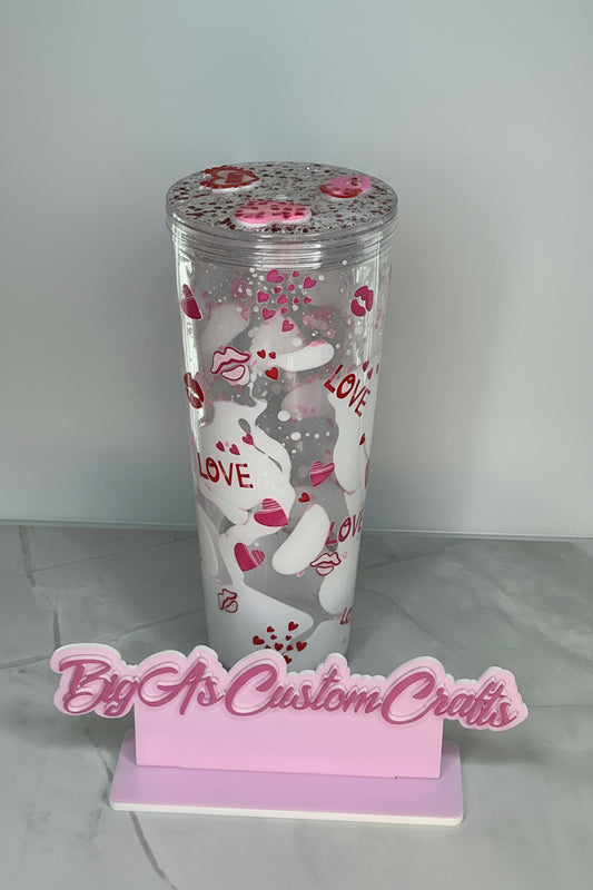 24oz Lava flow Acrylic Tumbler￼