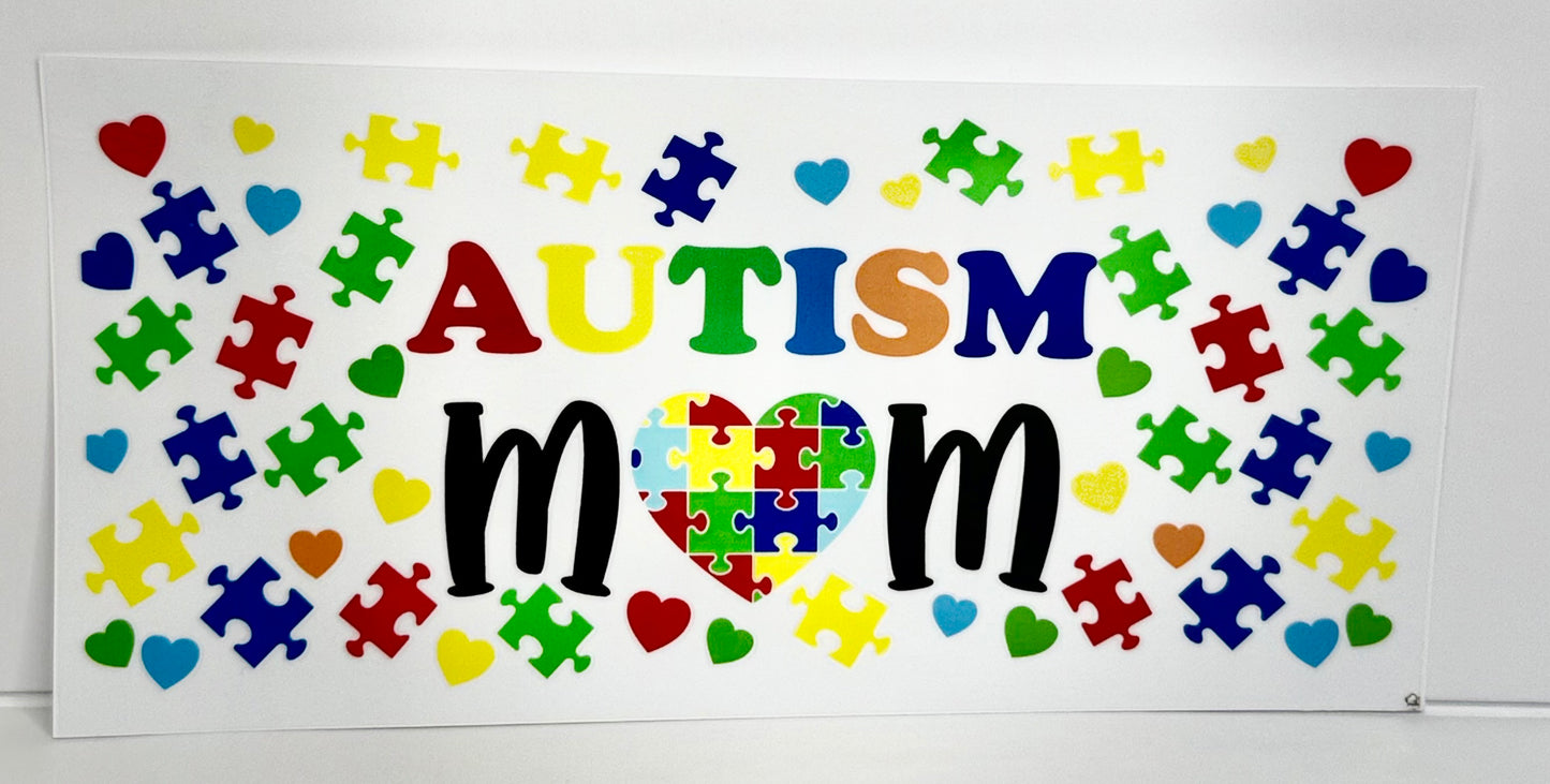 Autism Awareness & Mom decals