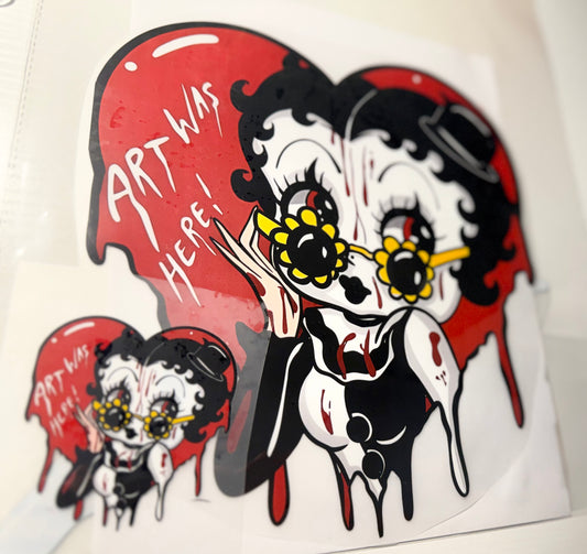 Betty Boop and Zodiac Signs Decals