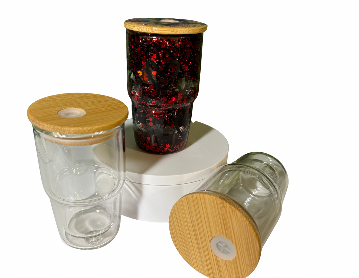 Customizable Mini snowglobe shot glass
